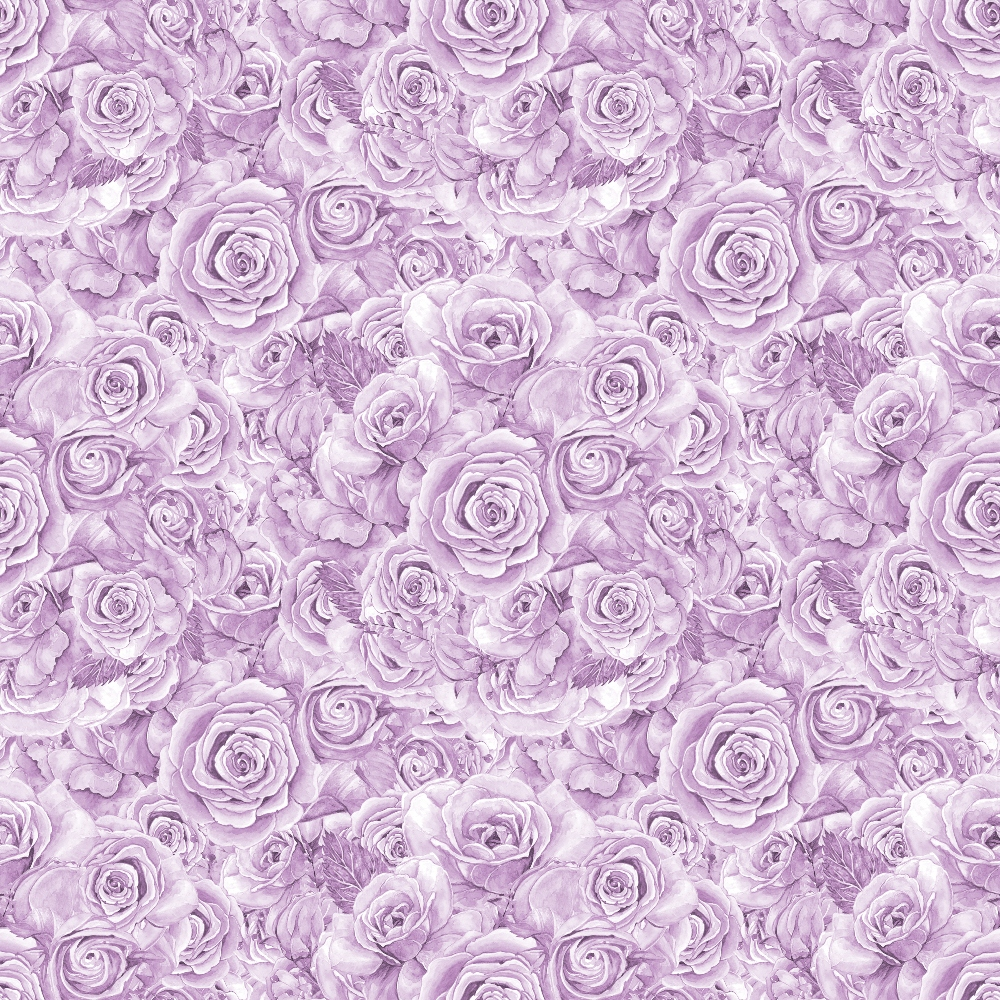 A seamless pattern of lavender roses densely covering the entire image.