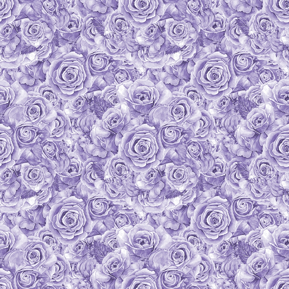 Pattern of purple roses with detailed petals filling the entire image.