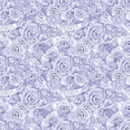 A dense, intricate pattern of pale purple roses in full bloom, overlapping across the image, creating a seamless floral design.