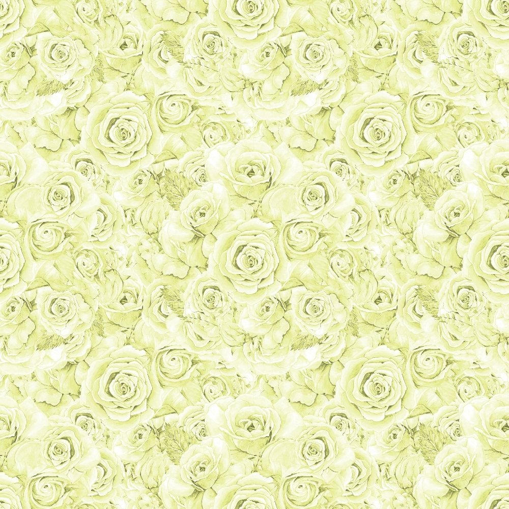 Pattern of pale yellow roses densely arranged, creating a textured floral background.