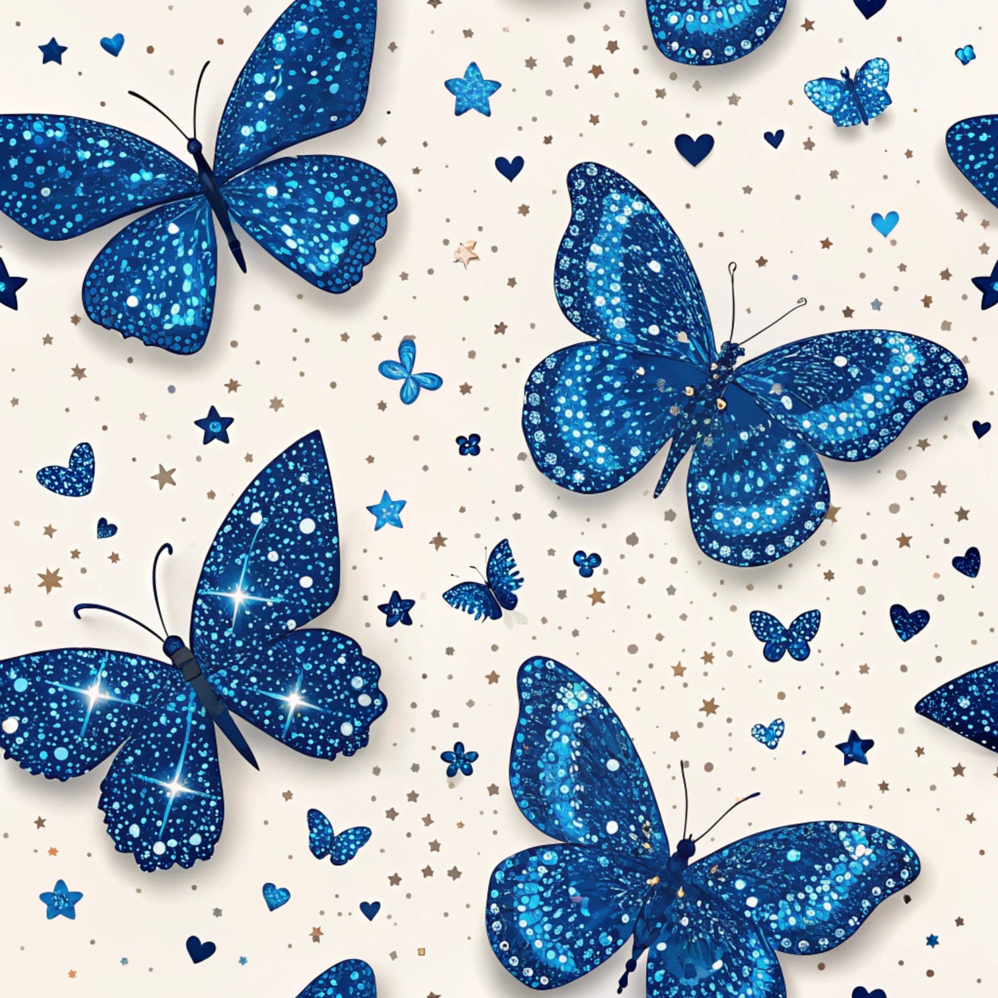 Sapphire Gleam Pattern 16 Minky Fabric