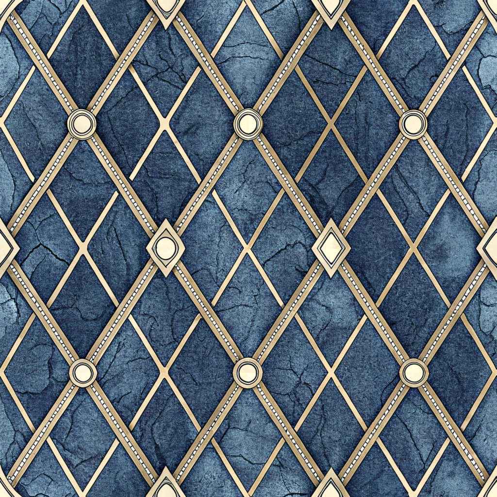 Sapphire Gleam Pattern 19 Minky Fabric