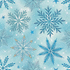 Sapphire Gleam Pattern 2 Minky Fabric