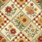 Rustic Patchwork Quilt Pattern 4 Minky Fabric