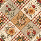 Rustic Patchwork Quilt Pattern 9 Minky Fabric