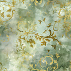 Gilded Verdigris Pattern 6 Minky Fabric