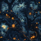 Pumpkin Hollow Pattern 18 Minky Fabric