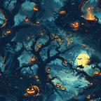 Pumpkin Hollow Pattern 19 Minky Fabric