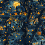 Pumpkin Hollow Pattern 24 Minky Fabric