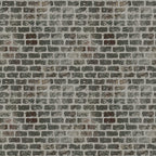 grey bricks, charcoal mortar, weathered texture, grunge pattern, brick wall,, fabric panel, urban design, aged appearance, rectangular bricks, stone texture, industrial style, neutral tones, architectural print, distressed look, masonry pattern, vintage worn, concrete grey, building material