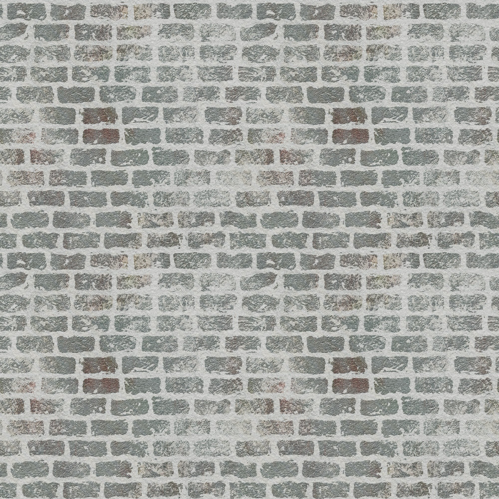 grunge brick wall, gray bricks, white mortar, weathered texture, distressed pattern, stone wall, masonry design, architectural print, vintage bricks, muted grays,, fabric panel, rustic aesthetic, aged appearance, industrial style, textured surface, building materials, urban pattern