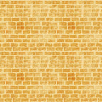 golden yellow, amber, ochre, brick pattern, grunge texture, weathered bricks, mortar lines, distressed look, vintage style,, fabric panel, geometric pattern, textured surface, aged appearance, rustic design, construction theme, building materials, rough texture, stonework pattern