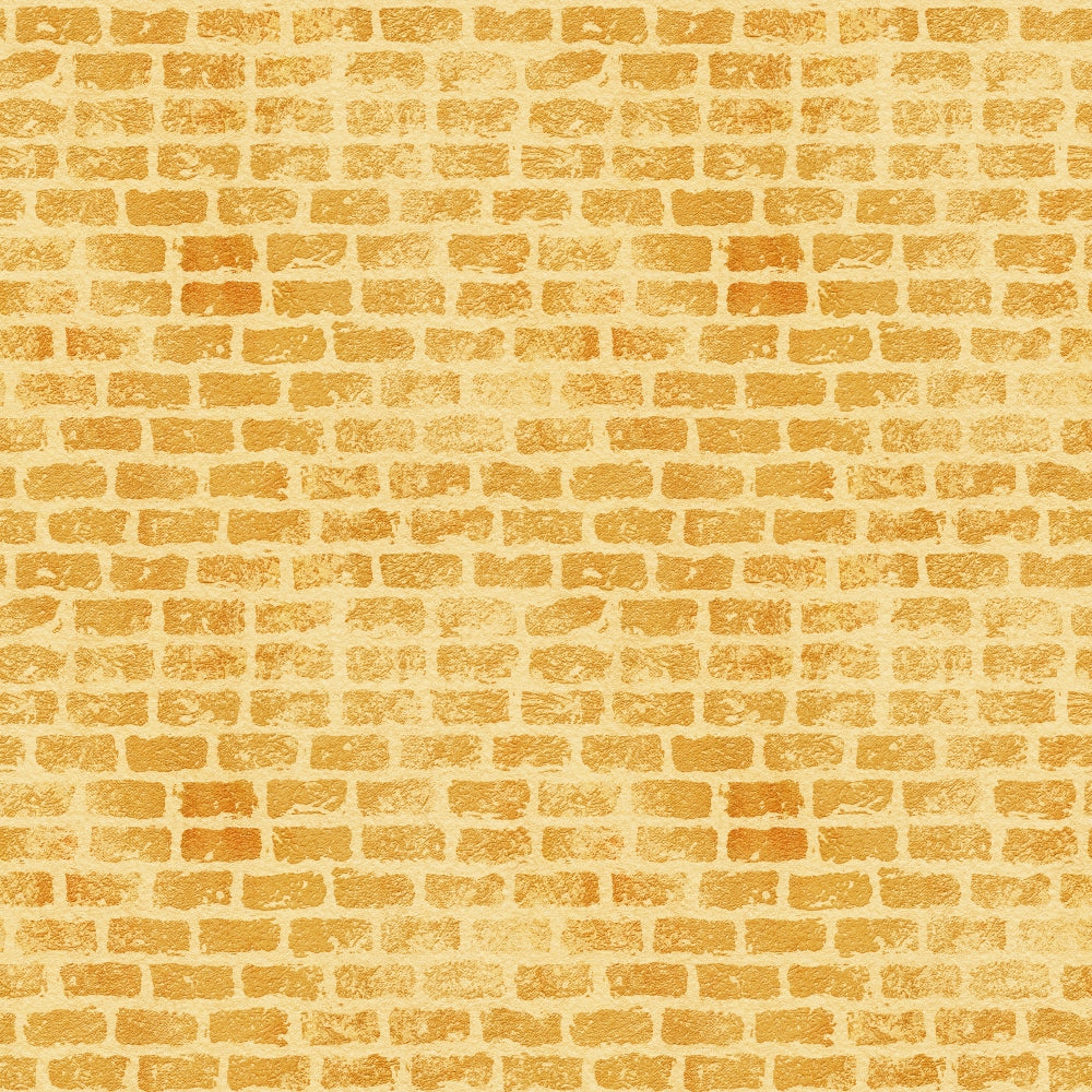 golden yellow, amber, ochre, brick pattern, grunge texture, weathered bricks, mortar lines, distressed look, vintage style,, fabric panel, geometric pattern, textured surface, aged appearance, rustic design, construction theme, building materials, rough texture, stonework pattern