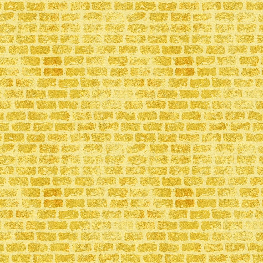 yellow, golden yellow, mustard, brick wall, brick pattern, grunge texture, weathered, distressed, geometric, rectangular bricks, mortar lines, textured surface,, fabric panel, vintage style, rustic, building material, masonry pattern, aged appearance, rough texture