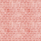 coral pink, salmon pink, brick pattern, grunge texture, weathered bricks, distressed look, mortar lines, geometric pattern, rustic style, vintage appearance,, fabric panel, textured surface, building material motif, aged effect, repetitive pattern, architectural design, dusty rose, faded finish