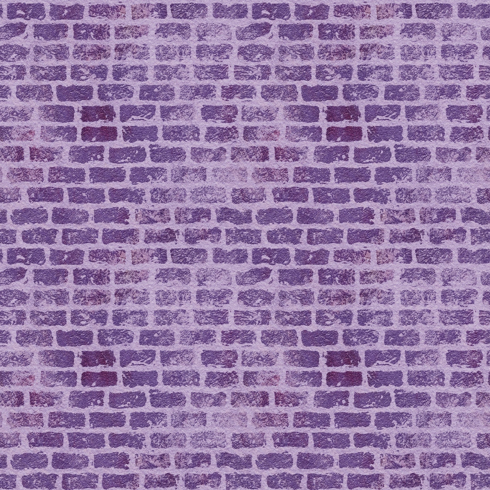 purple, lavender, brick wall, grunge texture, distressed pattern, weathered bricks, masonry design, textured surface, architectural motif,, fabric panel, vintage style, urban aesthetic, rough texture, building materials, stone pattern, dusty purple, aged appearance, geometric blocks