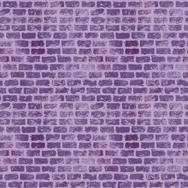 purple, lavender, brick wall, grunge texture, distressed pattern, weathered bricks, masonry design, textured surface, architectural motif,, fabric panel, vintage style, urban aesthetic, rough texture, building materials, stone pattern, dusty purple, aged appearance, geometric blocks