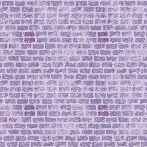 lavender, purple, violet, brick wall, grunge texture, distressed pattern, weathered bricks, masonry design, vintage style,, fabric panel, textured surface, muted tones, architectural pattern, rustic appearance, faded effect, rectangular bricks, mortar lines, shabby chic, crafting material