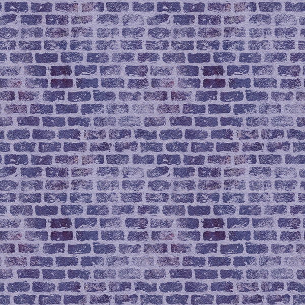purple, lavender, periwinkle, brick wall, grunge texture, distressed pattern, weathered bricks, mortar lines, vintage style, aged appearance,, fabric panel, textured surface, architectural design, urban theme, muted tones, stonework pattern, rustic mood