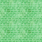 green, lime green, mint green, brick wall, grunge texture, geometric pattern, rectangular bricks, distressed look, vintage style,, fabric panel, textured surface, weathered appearance, building material motif, industrial design, mason work pattern, aged effect, rough texture, architectural elements