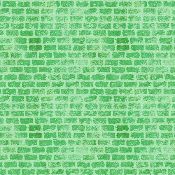 green, lime green, mint green, brick wall, grunge texture, geometric pattern, rectangular bricks, distressed look, vintage style,, fabric panel, textured surface, weathered appearance, building material motif, industrial design, mason work pattern, aged effect, rough texture, architectural elements