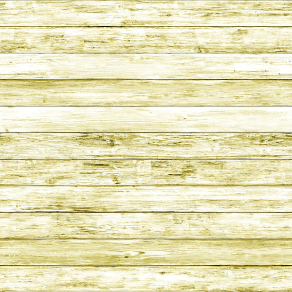 A weathered, yellowish wooden wall with horizontal planks and visible grain patterns.