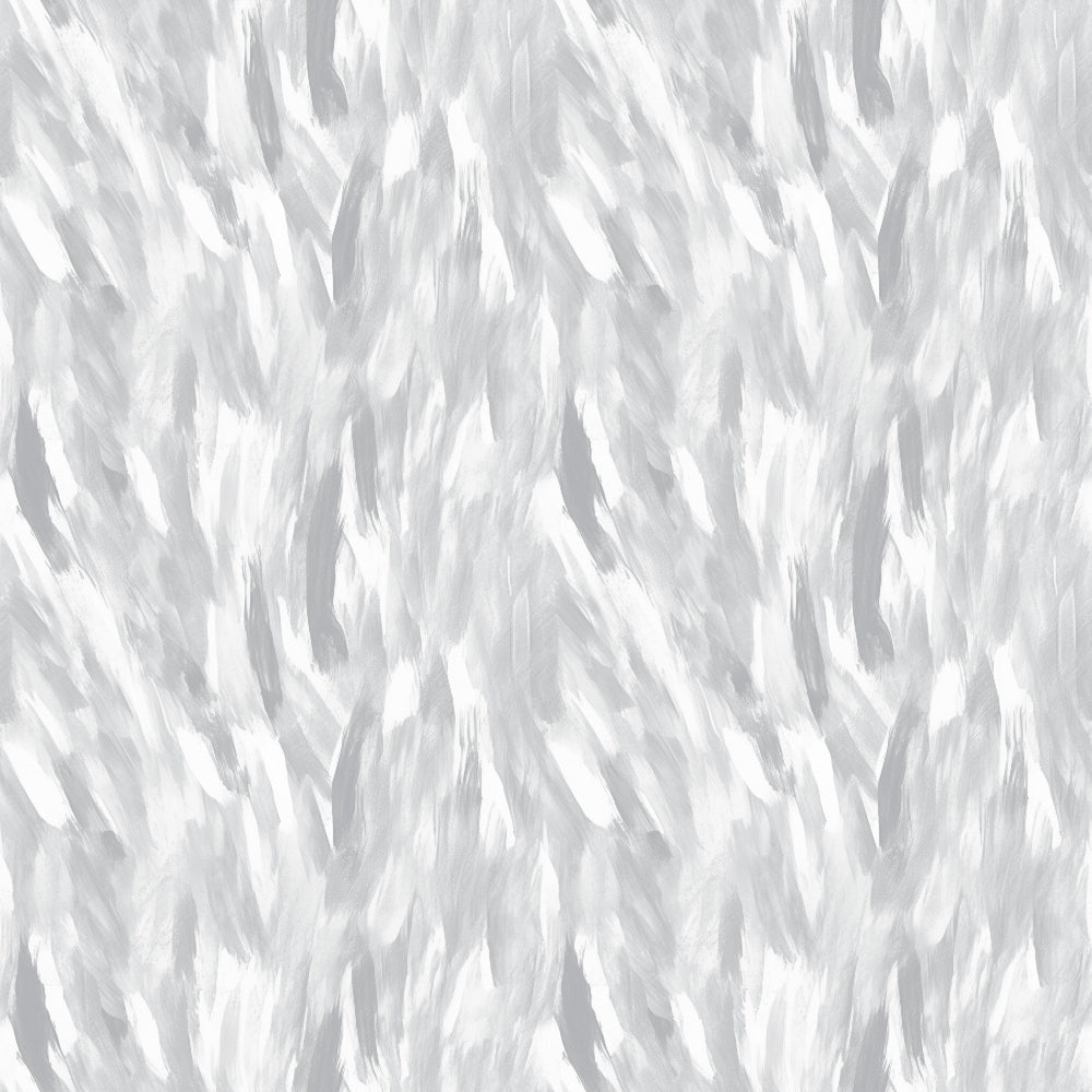 Abstract pattern with soft, gray brush strokes on a light background, creating a textured, feathery appearance.