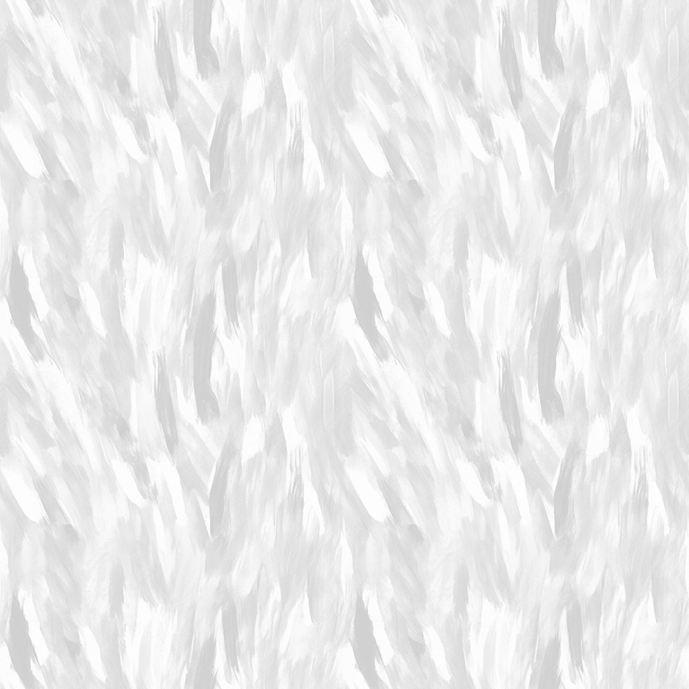 Abstract pattern with soft, brushstroke-like textures in various shades of gray and white, creating a flowing, seamless design.