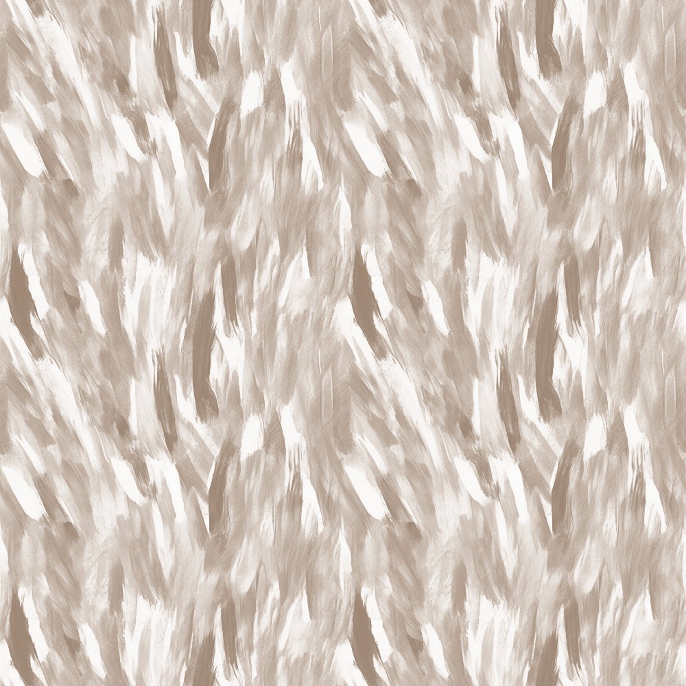 Abstract beige and white pattern with brushstroke textures creating a textured, flowing appearance across the image.