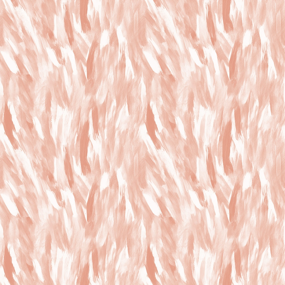 Abstract peach and white brushstroke pattern with a flowing, textured appearance.