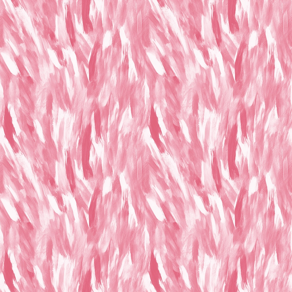 Abstract pattern with red and white brush strokes creating a textured, feather-like effect.