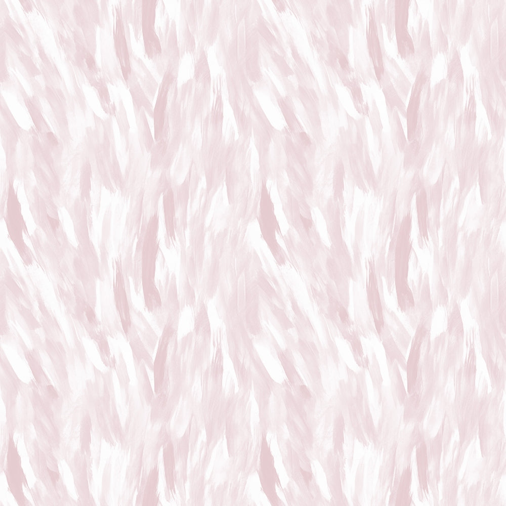Abstract pattern with soft pink and white brush strokes creating a textured and seamless design.