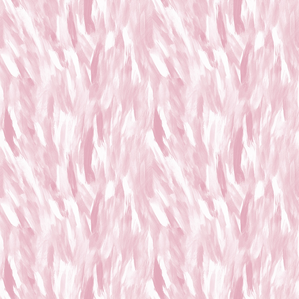 Abstract pattern with brushstroke textures in pink and white tones, forming a seamless repetitive design.