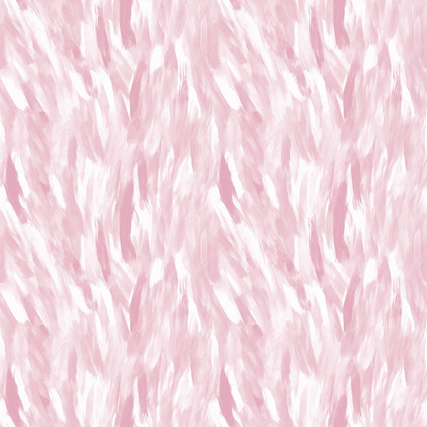 Abstract pattern with brushstroke textures in pink and white tones, forming a seamless repetitive design.