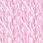 Abstract pattern with pink and white brush strokes creating a textured, feather-like appearance.