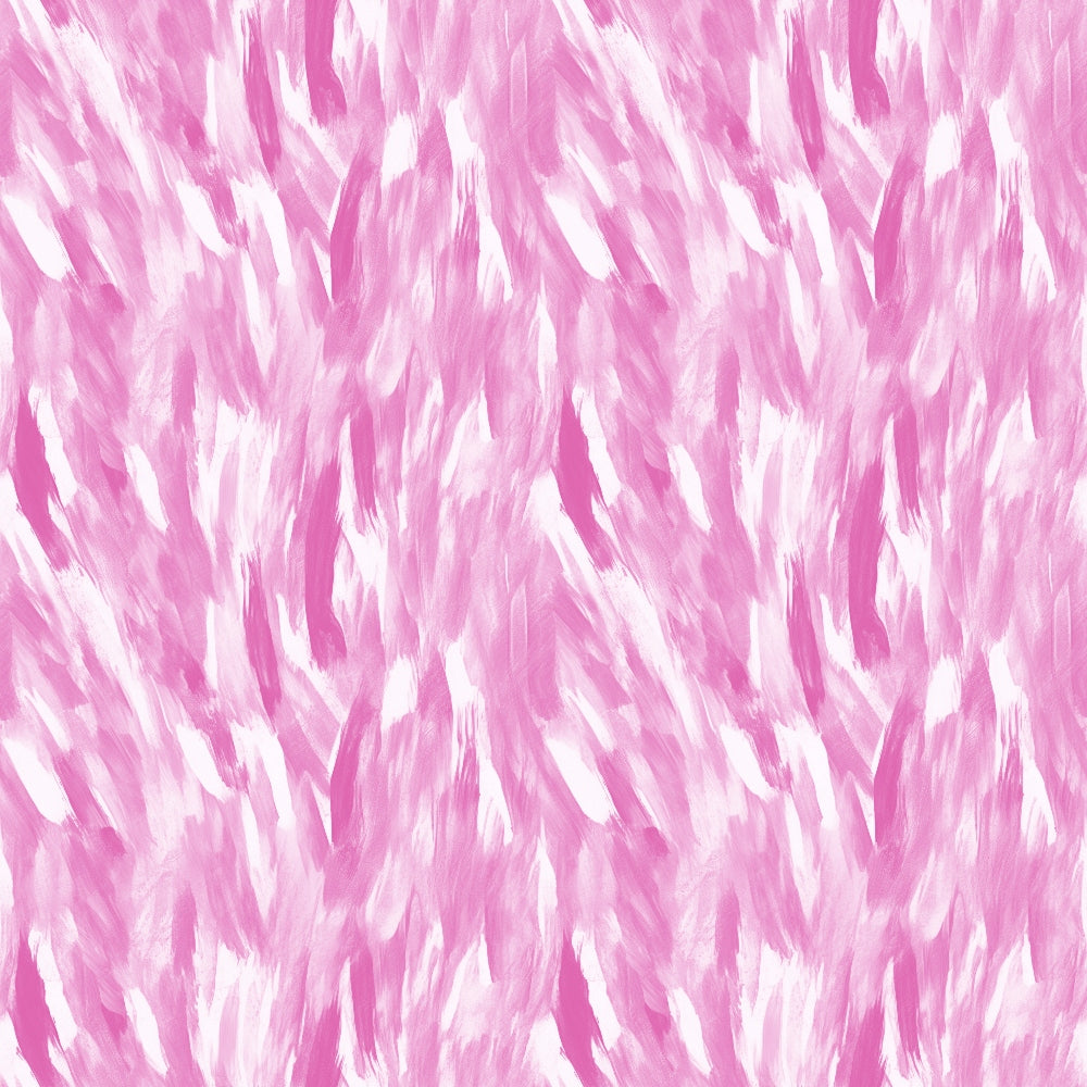 Abstract pattern with pink and white brush strokes, creating a textured, repetitive design.