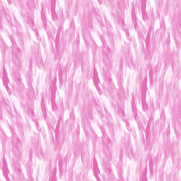 Abstract pattern with pink and white brush strokes, creating a textured, repetitive design.