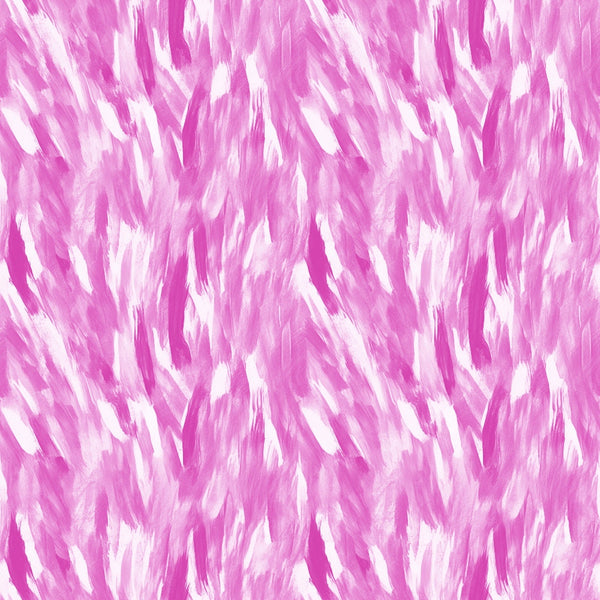 Abstract pattern with pink and white brushstrokes creating a textured appearance.
