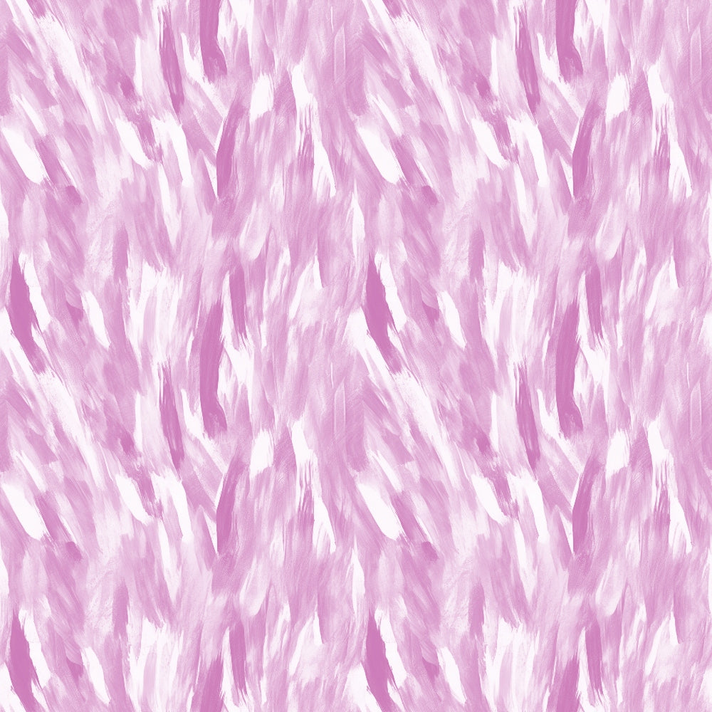 Abstract pattern with pink and white brush strokes creating a textured, diagonal design.
