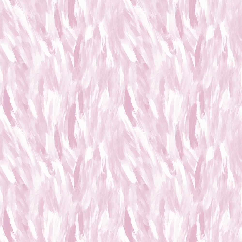 Abstract pattern with soft pink and white brush strokes, creating a textured and dynamic background.