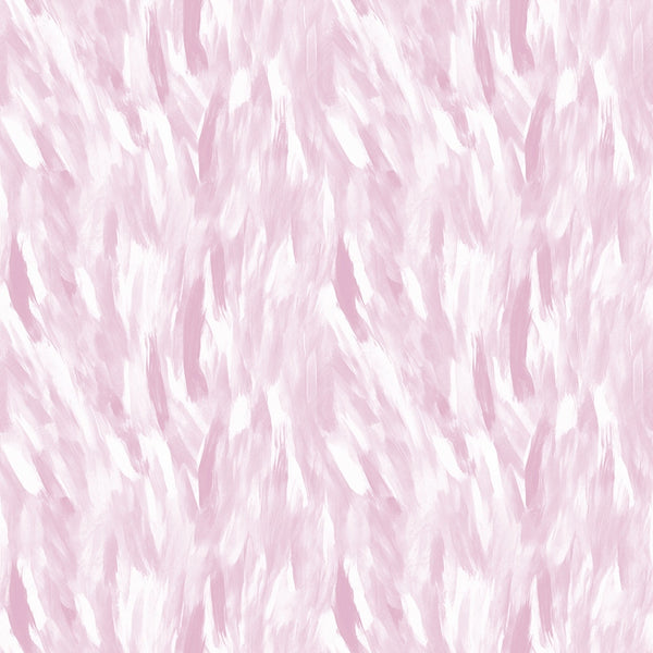 Abstract pattern with soft pink and white brush strokes, creating a textured and dynamic background.