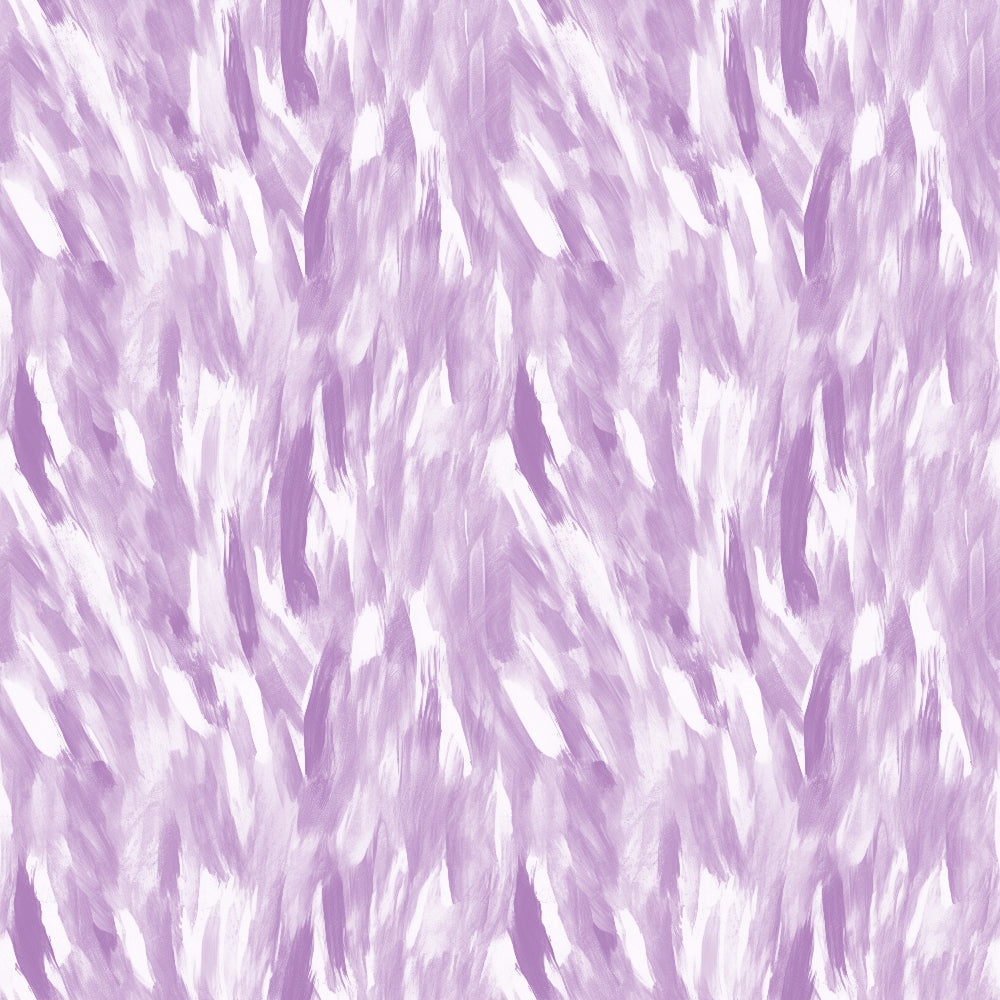 Abstract pattern with diagonal brush strokes in shades of lavender and white, creating a textured appearance.