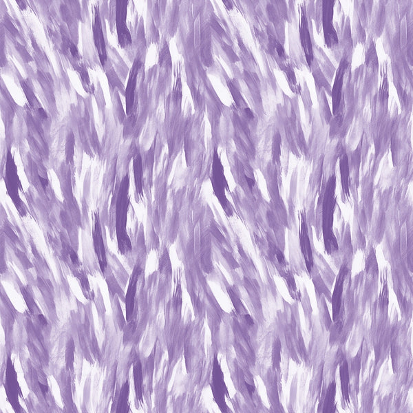 Abstract pattern with purple and white brushstrokes arranged diagonally, creating a textured appearance.