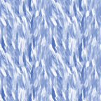 Abstract pattern with blue and white brushstrokes creating a textured, feather-like appearance.