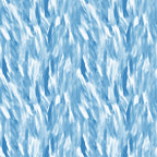 Abstract blue and white brushstroke pattern, resembling waves or streaks across the image.