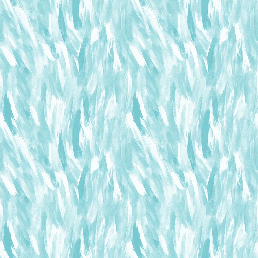 Abstract pattern with irregular, flowing strokes of light blue and white, creating a textured, dynamic appearance.