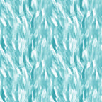 Abstract turquoise and white pattern with brushstroke textures creating a dynamic, flowing design.