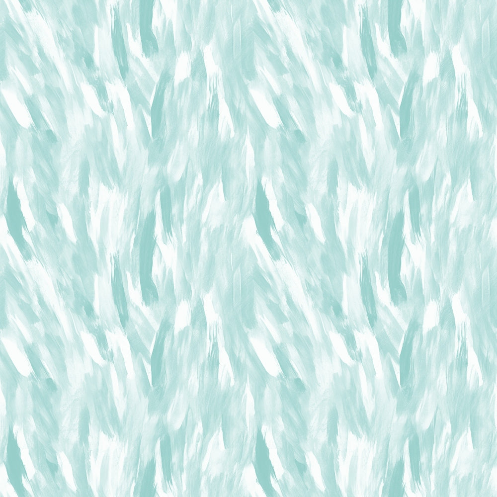 Abstract light blue and white brush stroke pattern with a textured look.