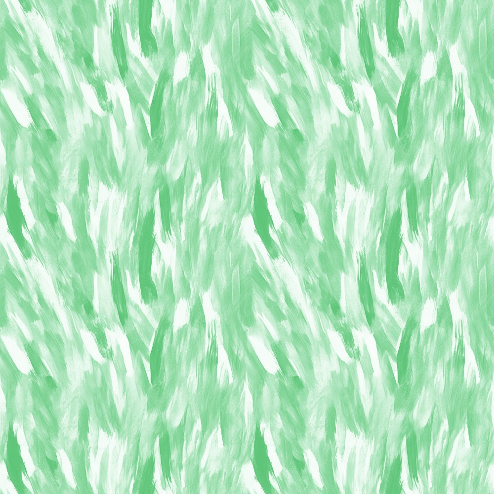 Abstract pattern with green and white brushstrokes resembling a watercolor texture.