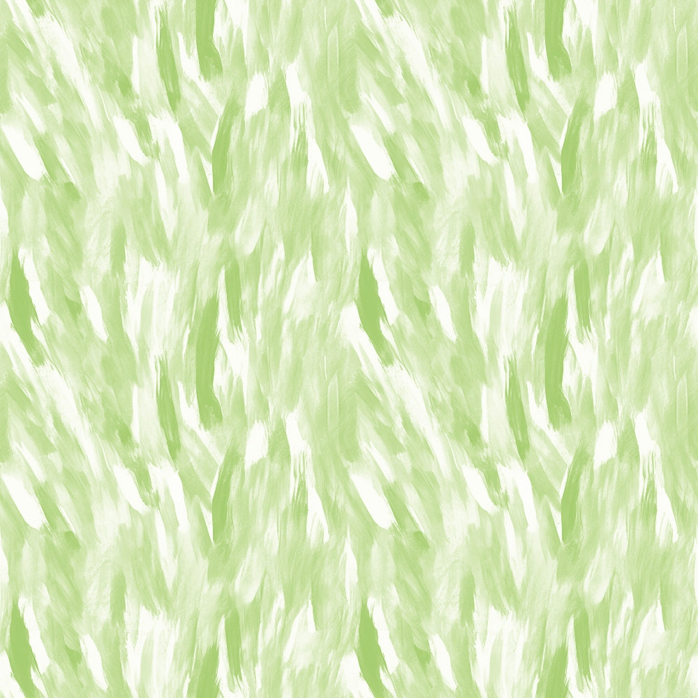 Abstract pattern with soft green and white brushstrokes, creating a textured appearance.